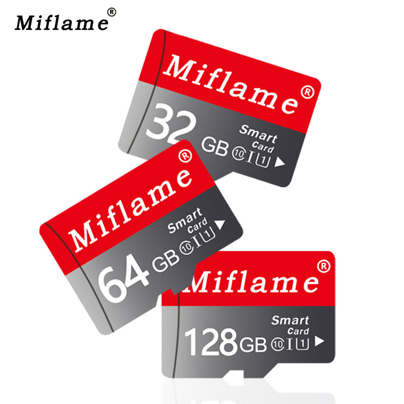 بطاقة ذاكرة ميكرو TF من الفئة 10 ، 8 جيجابايت ، 16 جيجابايت ، 32 جيجابايت ، 64 جيجابايت ، 128 جيجابايت ، 256 جيجابايت