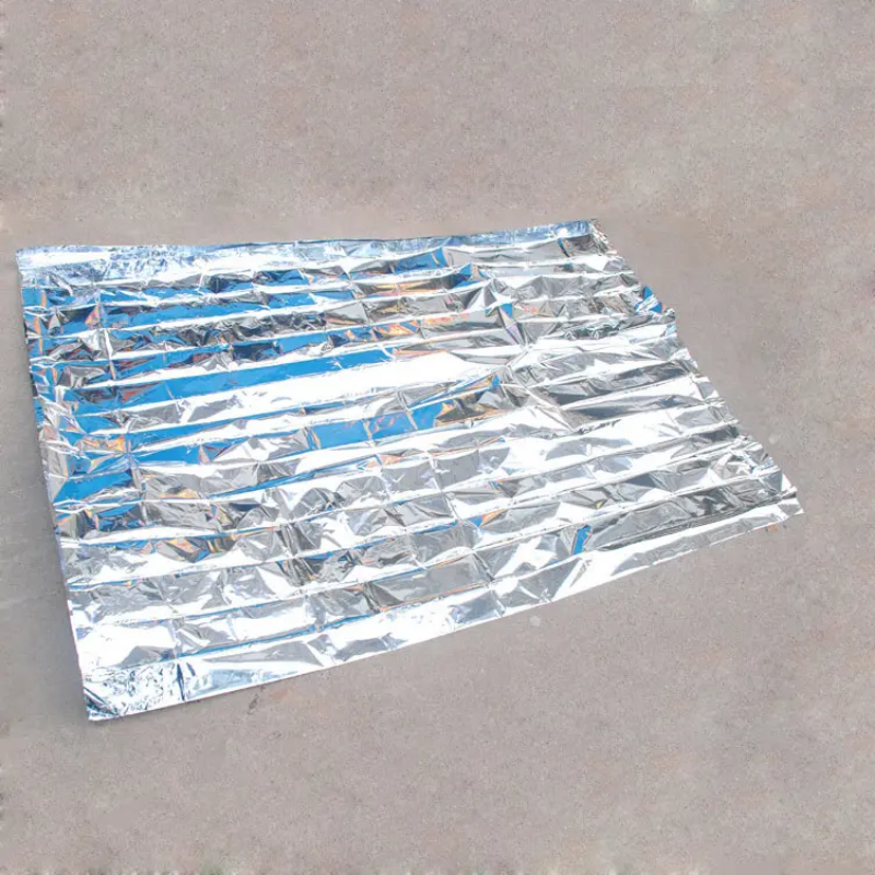 Emergent Blanket Mylar Thermal Outdoor Survive First Aid Kit Rescue Space Foil Camp Hike Mountaineer Bug Out Bag Heat Retain