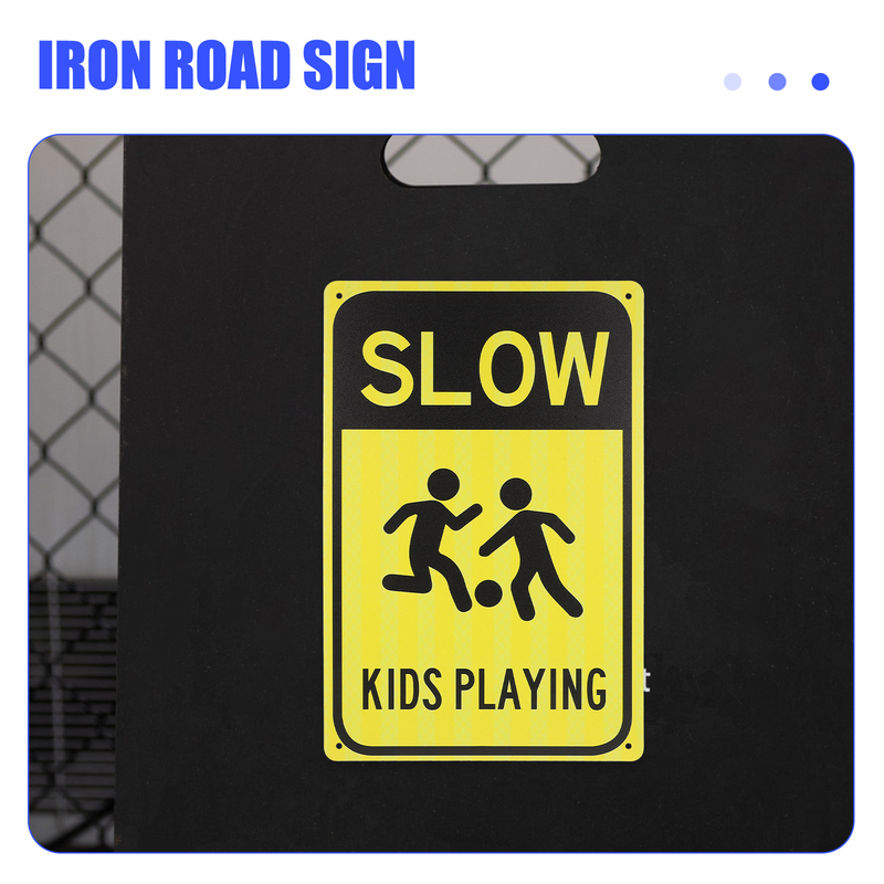 Уличный знак, замедляющий дорожный знак, детская игра, металлический дорожный знак, уличный знак, детский Знак с замедлением