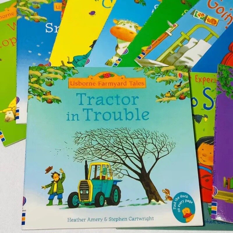 Usborne Picture Books for Children, Famous Story, Inglês, Baby, Child, Education Book, 15x15cm, 20Books per Set