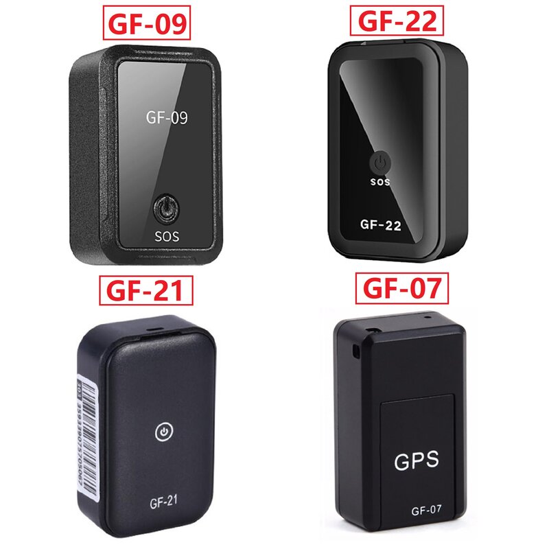 GF-07/gf-09/GF-21 / GF-22 gps tracker mini carro gps localizador anti-perdido dispositivo de rastreamento de gravação com telefone de controle de voz