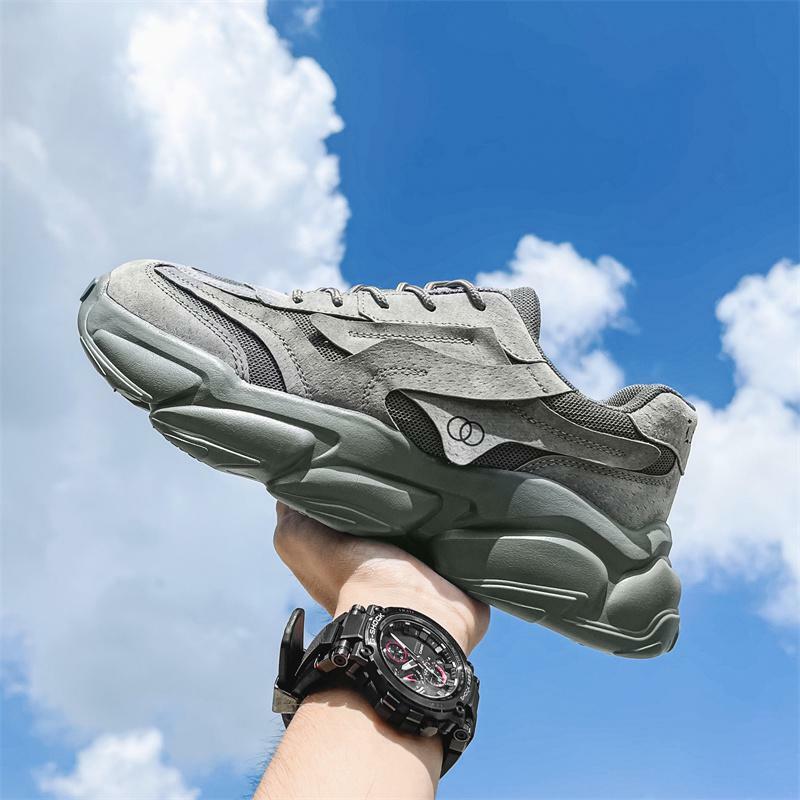 Autumn Men's Shoes 2023 New Sports Casual Running Shoes Fashion Clunky Sneakers Breathable Boys Teenagers