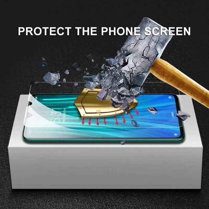 Protector de pantalla de vidrio templado para móvil, película de vidrio para Xiaomi 14, 13T, 12T, 11T, 10T Lite, Redmi Note 13, 12, 11, 10, 9, 10X, 9A, 9T Pro, 1-3 unidades