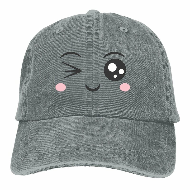 Wink Baseball Caps Peaked Cap Complete Collection Of Emoticons Sun Shade Hats for Men Women