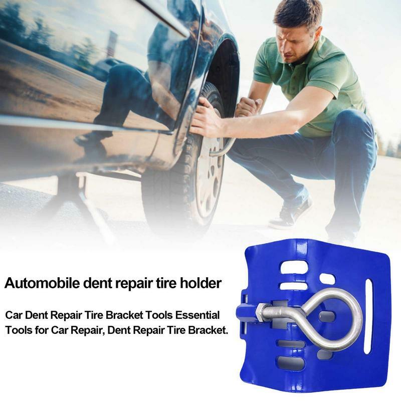 Automóvel Dent Reparar Tire Holder Tool, Tire Rack Crowbar Suporte Base Bump, Ferramenta de reparo Dent