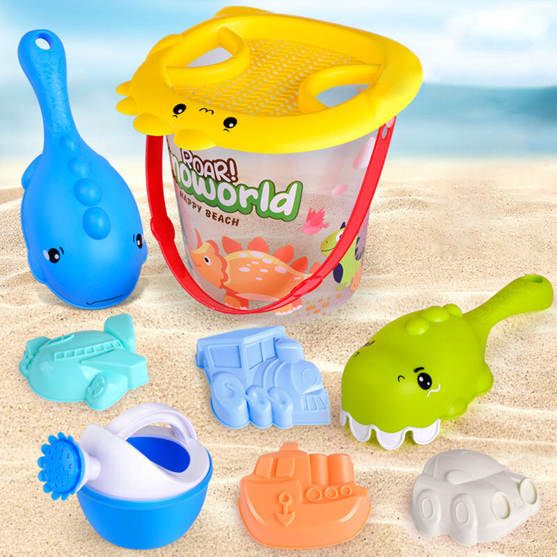 子供のビーチおもちゃ,創造的な夏のビーチバケットのおもちゃ,バケツ,シャベル,ガジェット,水の遊びツール