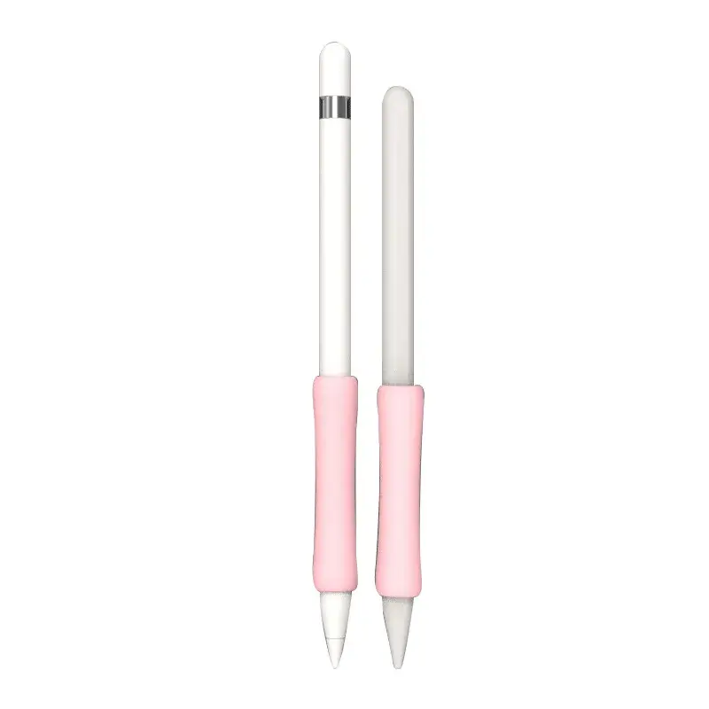 Apple Pencil 1/2 용 범용 실리콘 펜 홀더 Non-slip Sheath 보호용 조절 가능 케이스 태블릿 컴퓨터 액세서리