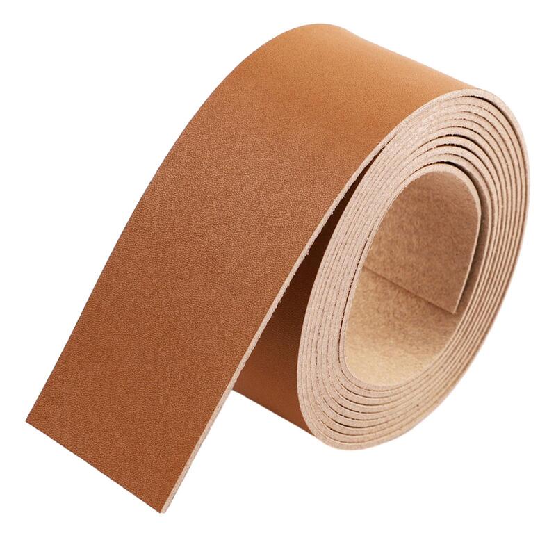 Leather Strap Strips DIY Decoration Craft 2.2Yard Supplies Leathercraft Belt for Clothing Bag Handle Watch Straps Art Jewelry