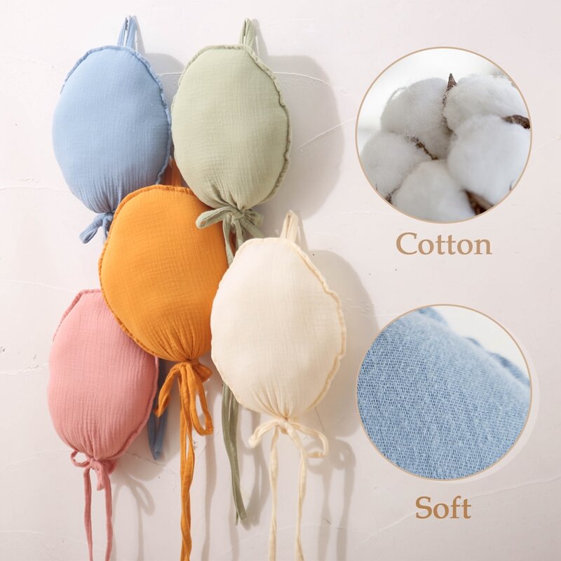 Balloon Wall Hanging Ornaments Cotton Kids Pillow Room Cotton Balloon Hanging Decorations Newborn Photography Props Accessories