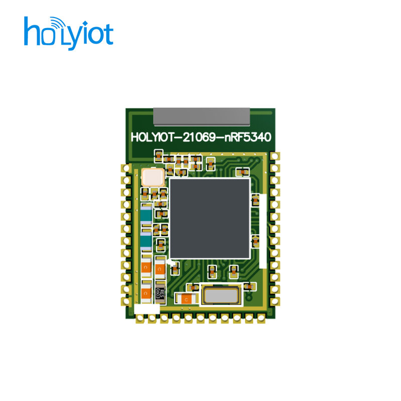 HOLYIOT-Módulo de automatización Bluetooth NRF5340 BLE 5,0, ultrabajo consumo de energía, FCC, certificado CE para antena de cerámica
