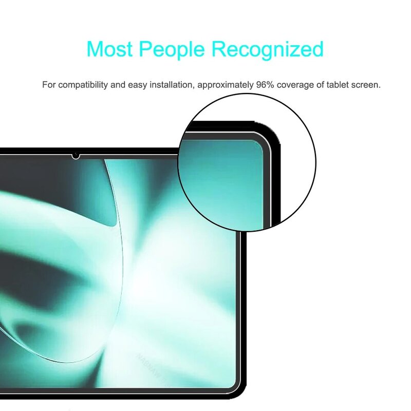 2 шт. HD устойчивое к царапинам закаленное стекло для защиты экрана для OnePlus Pad 11,61 дюймов или OPPO Pad 2 11,61 дюйма 2023 защитная пленка