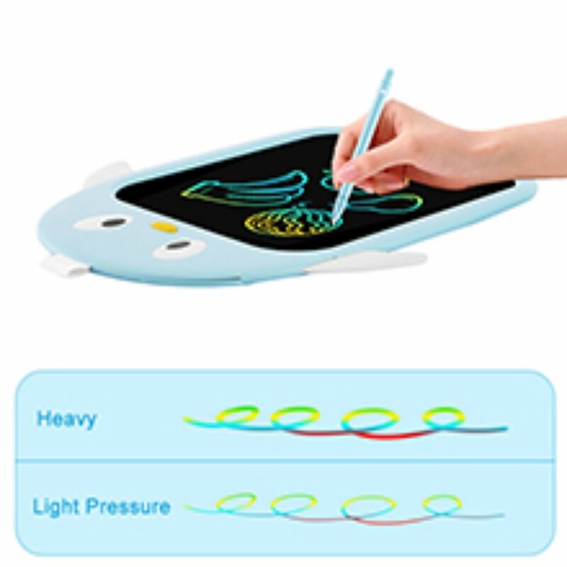 LCD Escrita Tablet para Crianças, Escrita Eletrônica, Placa Doodle, Digital Colorido Handwriting Pad, Desenho Gráficos, Presente de Aniversário