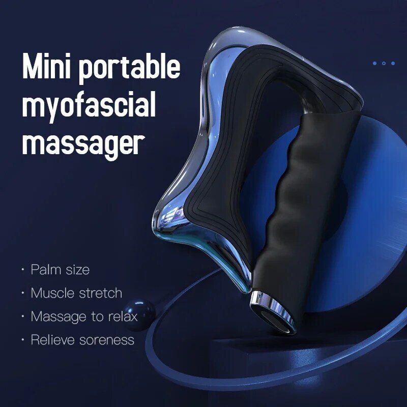 VIP Massager Gun Electric Guasha Scraper EMS Body Massager Muscle Pain Relief Microcurrent Leg Arm Neck Back Vibration Massage