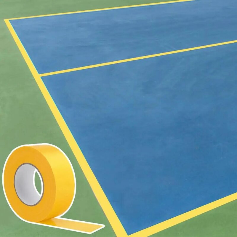 Outdoor Pickleball Court Marking Tape Strong Stickiness Cut Freely Residue-Free Wide Application Basketball Tennis Court Tape