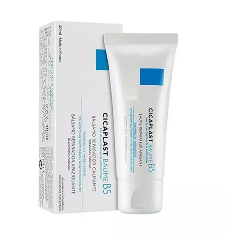 Rosh Posay Crema para eliminar el acné, esencia B5, ácido hialurónico, antienvejecimiento, pata y reparación de la piel sensible, producto para el cuidado de la piel