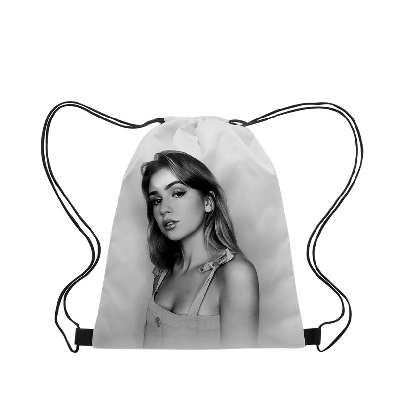 Mia Maples 2023 New Handbags Cloth Canvas Drawstring Bag Women Men Leisure Bags