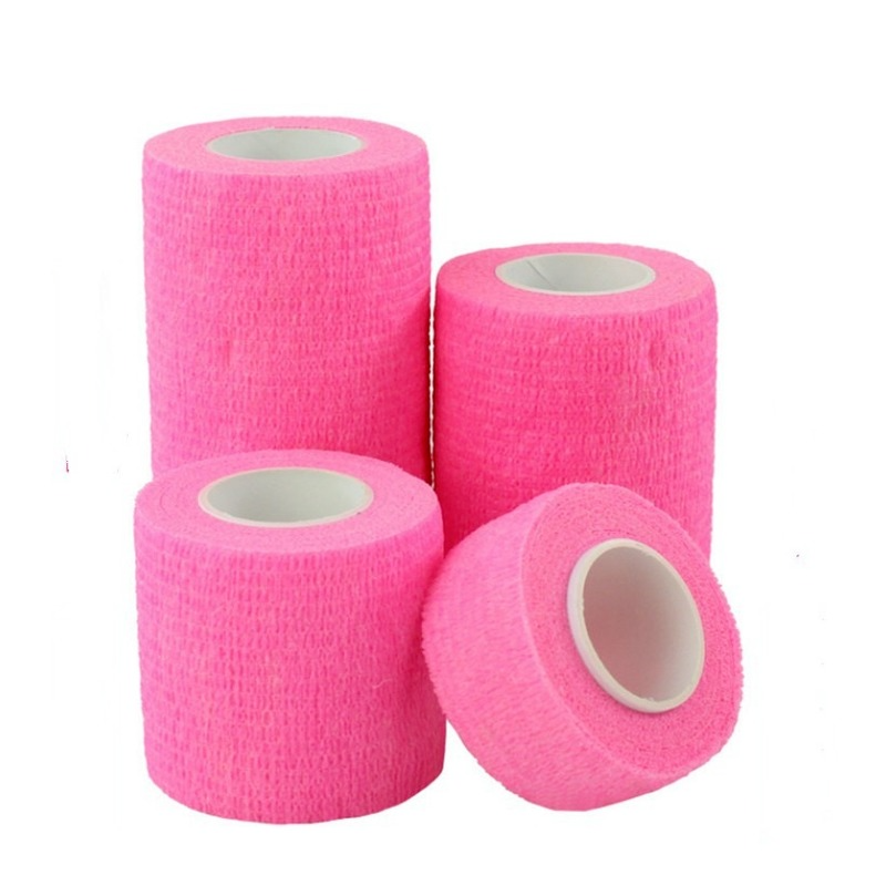 1Pc Waterproof Medical Therapy Self Adhesive Bandage Muscle Tape Finger Joints Wrap First Aid Kit Pet Elastic Bandage 2.5-10cm