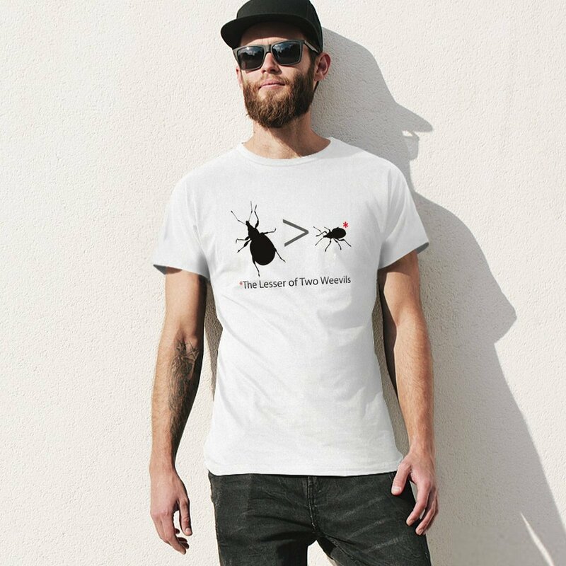 Camiseta de Lesser of Two Weevils para hombre, ropa estética de secado rápido, camisetas bonitas