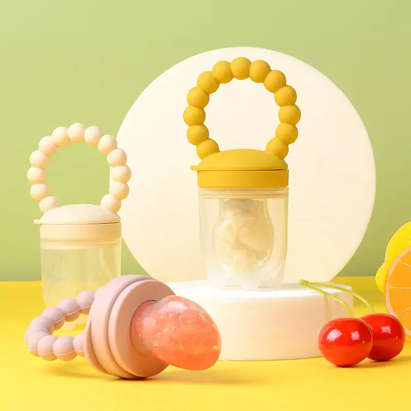 Silicone Fruit Food Mesh Feeder Utensils Teething Toy Baby Pacifier Sucking Feeding Nipple Dummy Holder for Newborn Accessories