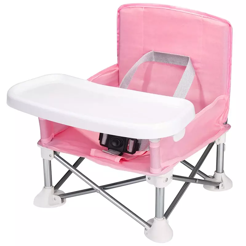Silla de comedor plegable multifuncional para niños, asiento apilado y elevado para acampar al aire libre para bebés, accesorios portátiles para bebés