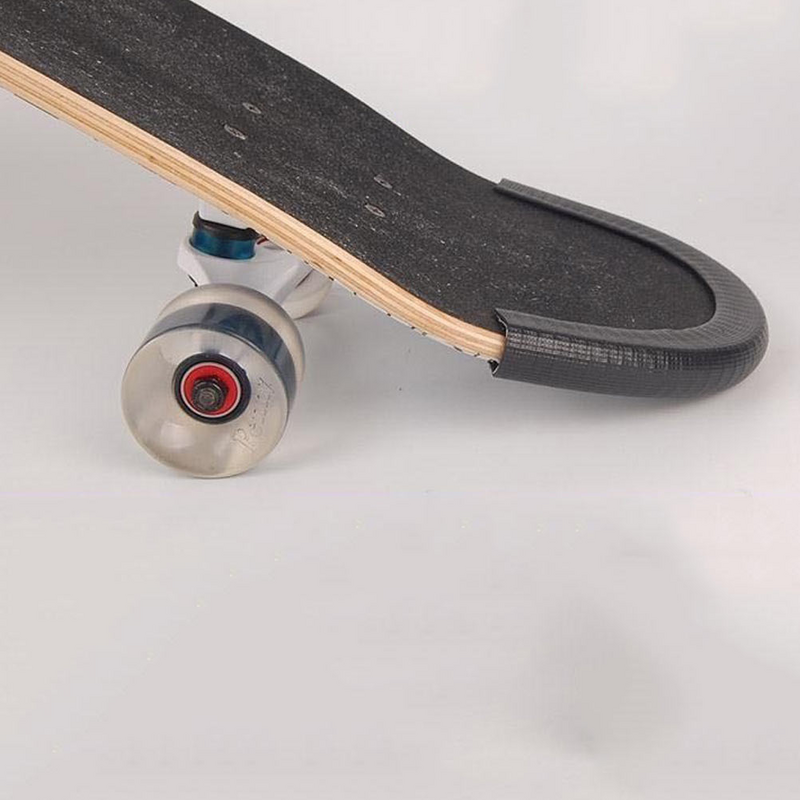 Penutup pelindung ikan Longboard, 2 pasang Bumper anti-tabrakan Skateboard pelindung karet silikon