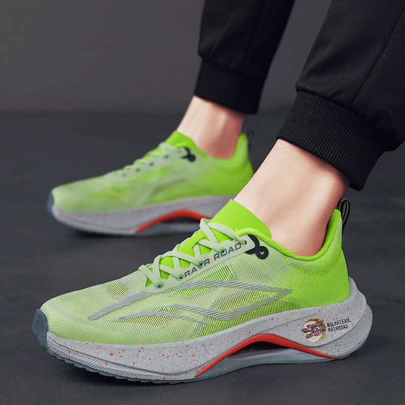 Zapatillas deportivas transpirables con cojín de aire para hombre y mujer, zapatos de entrenamiento atlético cómodos y ligeros para maratón
