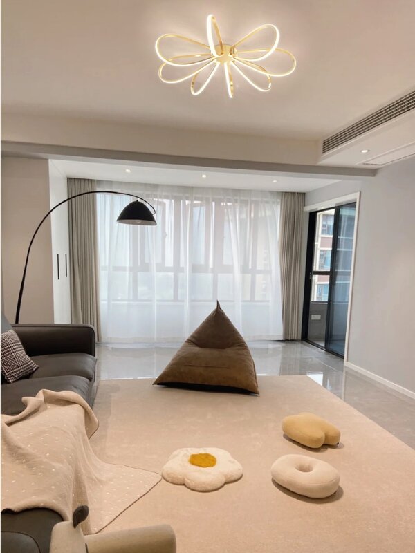 현대 LED 천장 조명 럭셔리 거실 조명 침실 조명 기하학적 천장 조명 따뜻한 로맨틱 웨딩 룸 천장 조명