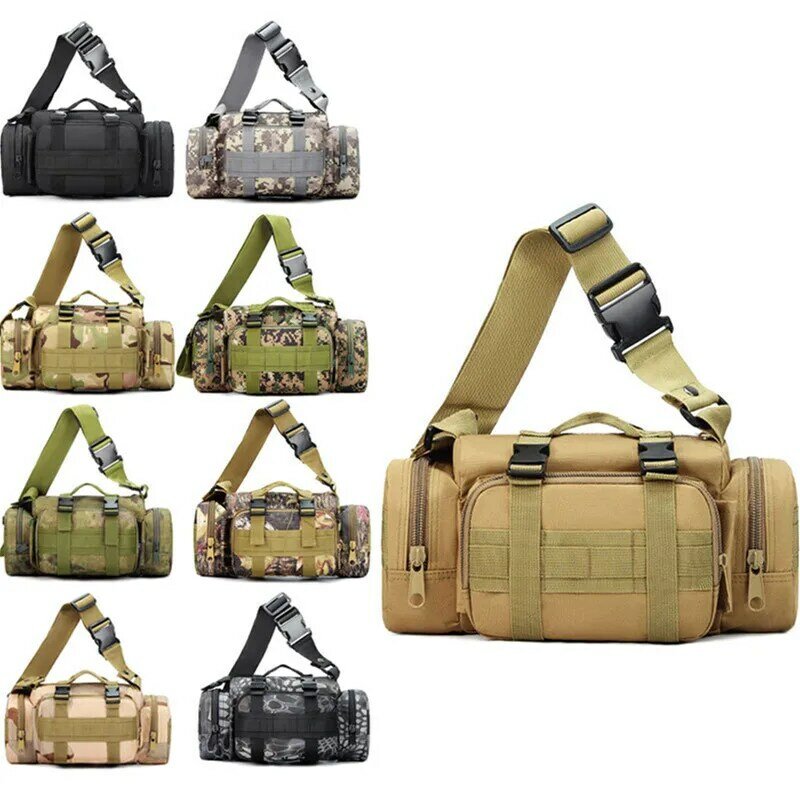 2024 New Outdoor 3P Cross-Body Waist Backpack Handbag Leisure Sports Tactics Bag Single Shoulder Camera Backpack