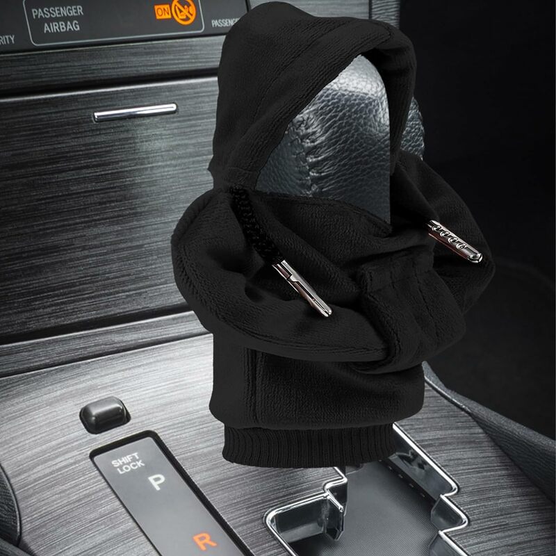 2023 Christmas  Decor for Gear Shift Hoodie Cover Shift Cover Gear Handle Decoration Fits Manual Automatic Universal Car Decor