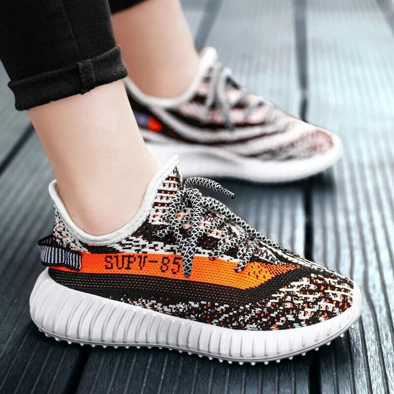 Kids Boys Running Shoes Children Girl Sneakers Comfortable 2023 Spring New Fashion Breathable Casual Footwear Baby Sports Shoes