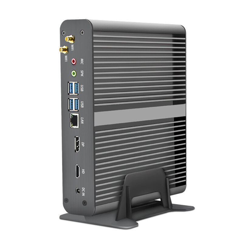 Partaker – Mini PC windows 10 Pro, i7-1255u/1165G7, 10710U/10510U, 2x DDR4, mSATA, M.2 SSD, ordinateur de salon, HTPC, Nuc, DP, HDMI, Fanless