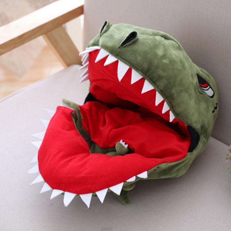 Japońska kreskówka dinozaur czapka maska ​​dla dorosłych dzieci impreza okazji Halloween Cosplay dostęp