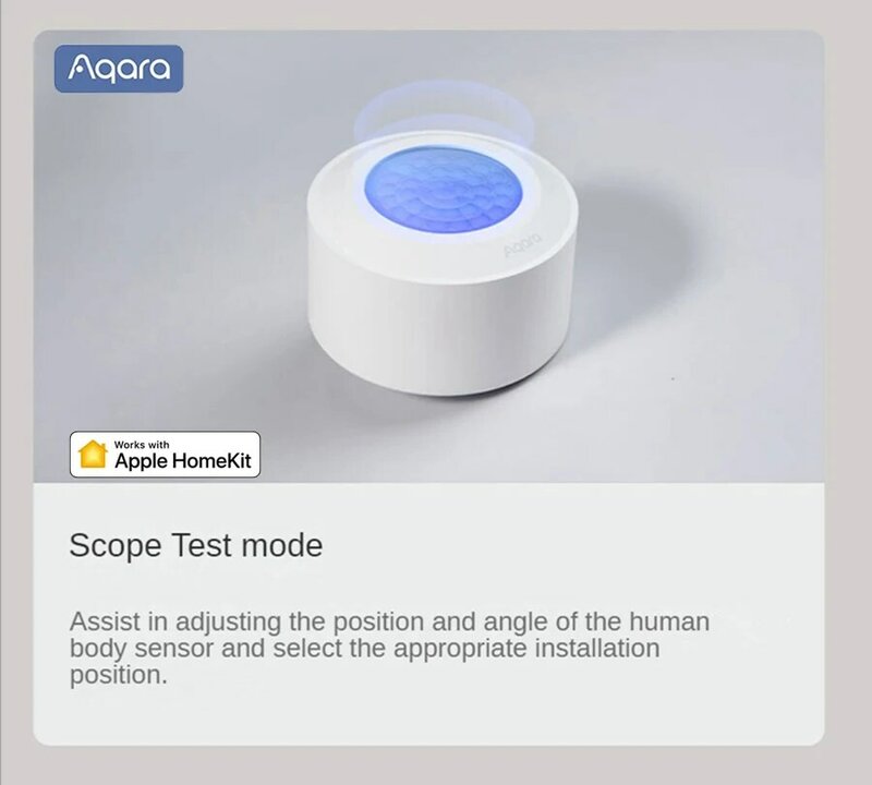 Aqara-人体モーションセンサー,高精度,Zigbee 3.0,ワイヤレスムーブメント,防水,ホームキットで動作