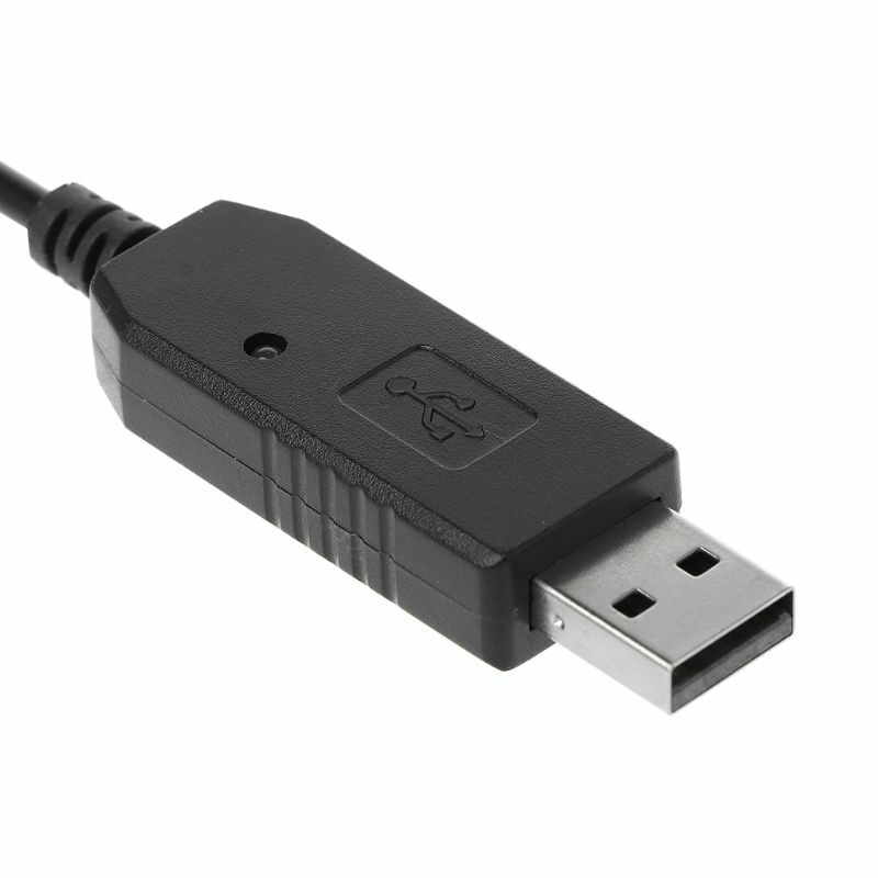 Kabel do ładowarki USB z lampką kontrolną dla UV-5R o dużej pojemności przedłużyć Ba