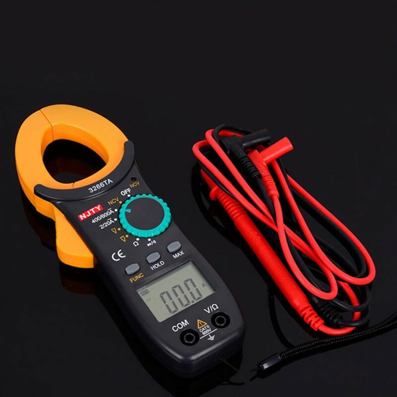 Digital Clamp Meter 600 Amp 600-Volt Digital Truerms AC/DC Clamp Meter Durable And High Quality High Accuracy