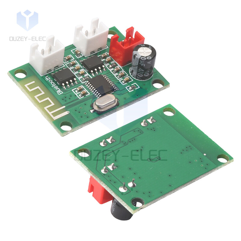 3PCS DC 3.3-5V Bluetooth Amplifier Board Speaker AUX Audio Input Power Amplifier Board Hands-Free Calling and External Buttons