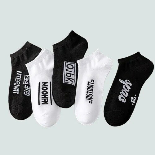 10/20 Pairs Fashion High Quality Men's Mesh Boat Socks Sweat-Absorbent Breathable Thin Short Socks Boys Ankle Ship Socks