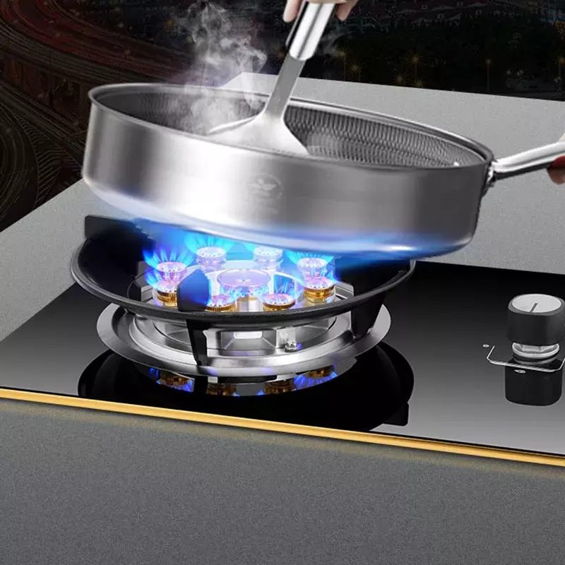 Gas stove single cooktop desktop timing gas stove fierce fire stove stainless steel embedded estufas de gas para casa