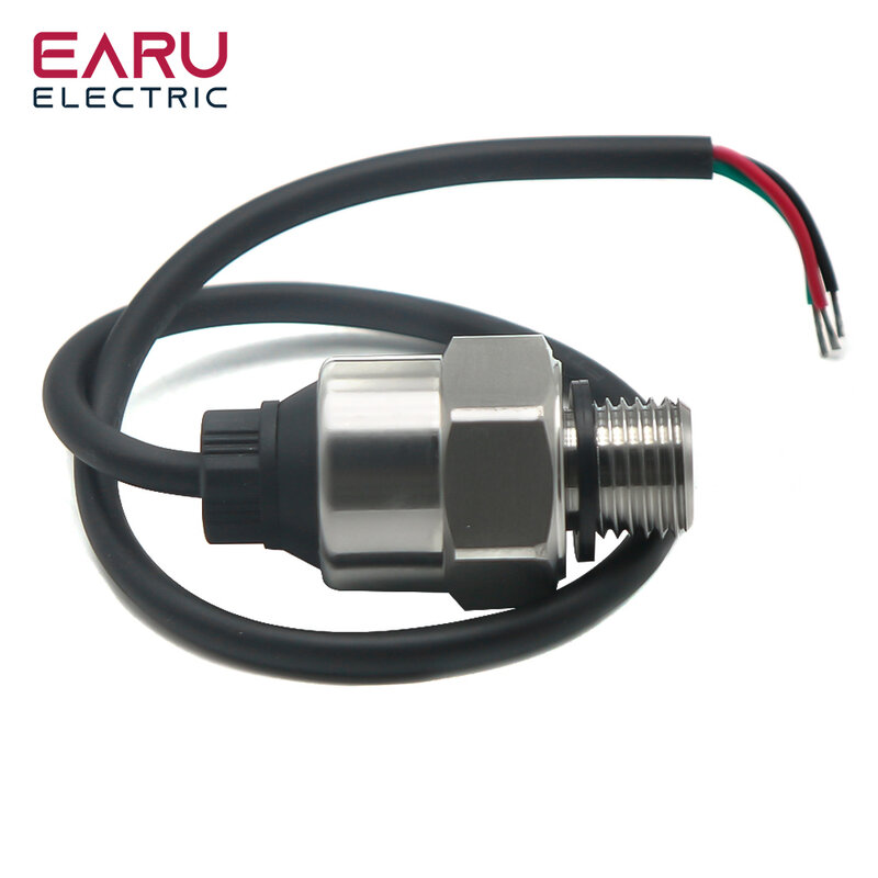 Pressure Sensor Transmitter For Water Oil Fuel Gas Air G1/4 5V Ceramic Sensor Stainless Steel 0.5Mpa 1.2Mpa Transducer