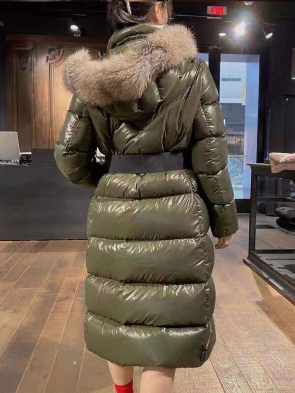 2022ผู้หญิงฤดูหนาว Coat เคลือบ PU Super Warm Hooded Parker ลงเสื้อผู้หญิงใหม่คุณภาพสูงเสื้อ Y2k เสื้อผ้า Traf Bra