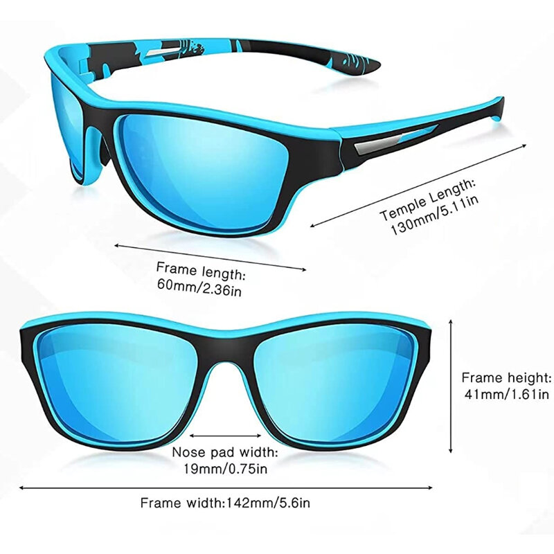 2023 고화질 편광 선글라스, 야외 스포츠 낚시 선글라스, UV400 보호 운전 안경