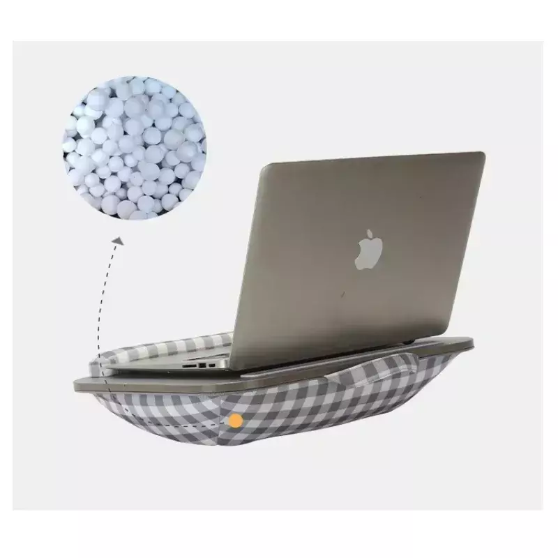 Meja Laptop Travel Portabel Multifungsi Bantal Belakang Spons Sofa Kamar Tidur dengan Kepadatan Tinggi Meja Lap Sederhana, Lembut dan Nyaman