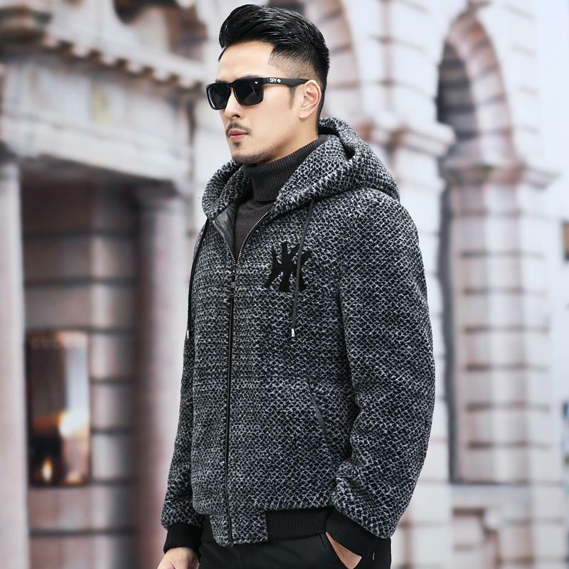 2023 Winter and Autumn New Men's Long Hair Coat Fashion Handsome Trendy Casual Real Fur Thickened Windbreaker Clothes Z94