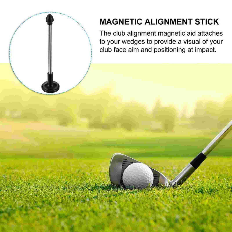 Golf Training Aid Face Aimer Alignment Rods Golf Magnet Lie Angle Tool Outdoor Correction Sticks Golf Club Alignment Stick