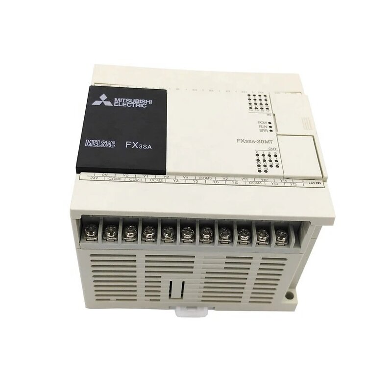 Controlador programable PLC FX3SA-30MR, fuente de alimentación de CA integrada de 16 entradas/14 salidas, LXM32SD12N4
