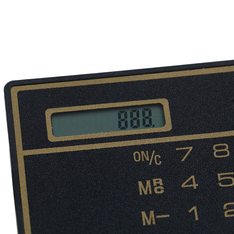 Mini calculatrice de poche, format carte de crédit, 8 chiffres