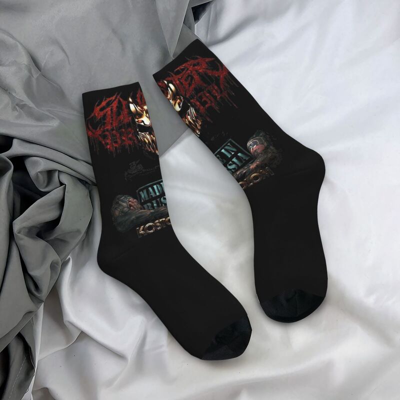 Todes schlachtung, um Kostolom Band Socken Zubehör für Männer Frauen Metall Mittel rohr Socken weiches Geburtstags geschenk zu durchsetzen