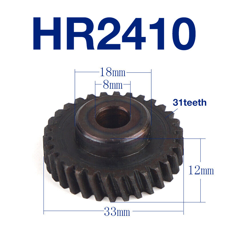 Gear Parts for Makita HR2410 Hammer 31teeth Power Tools Gears Flower Teeth Small Flat Teeth Accessories Replacement