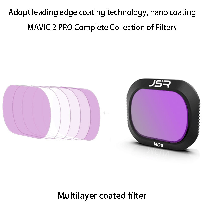 DJImavic 2 프로 프로페셔널 에디션 드론 액세서리 필터, ND8 디밍 CPL 편광 별빛 거울