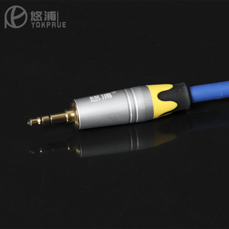 Youpu 3.5mm cabo de áudio, cabo de conexão do misturador de áudio do telefone móvel, cabo de áudio duplo 6.5, fio de cobre puro